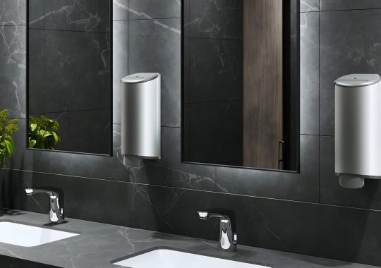 Interclean 2024: Hylab presents its exceptional soap and paper dispensers, sustainably designed and entirely customisable