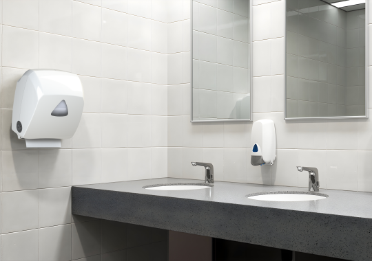 Hylab launches white post-consumer recycled plastic autocut dispenser