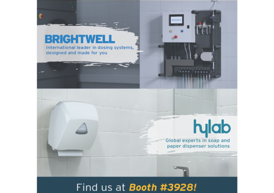 Customizable cleaning and hygiene systems from Brightwell and Hylab to make your business shine presented at ISSA Show North America 2024